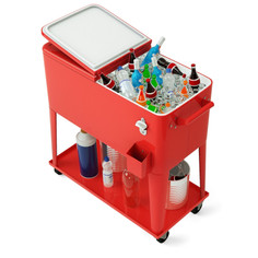 80-qt. Rolling Cooler Beer Cart product